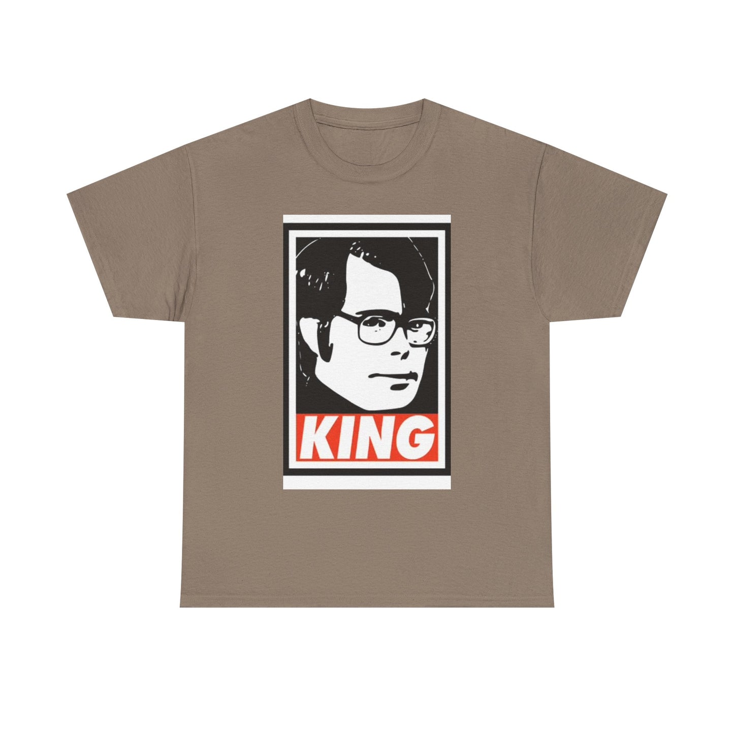 Stephen King Shirt Retro Poster Horror Funny Gift Scary Unisex Heavy Cotton Tee