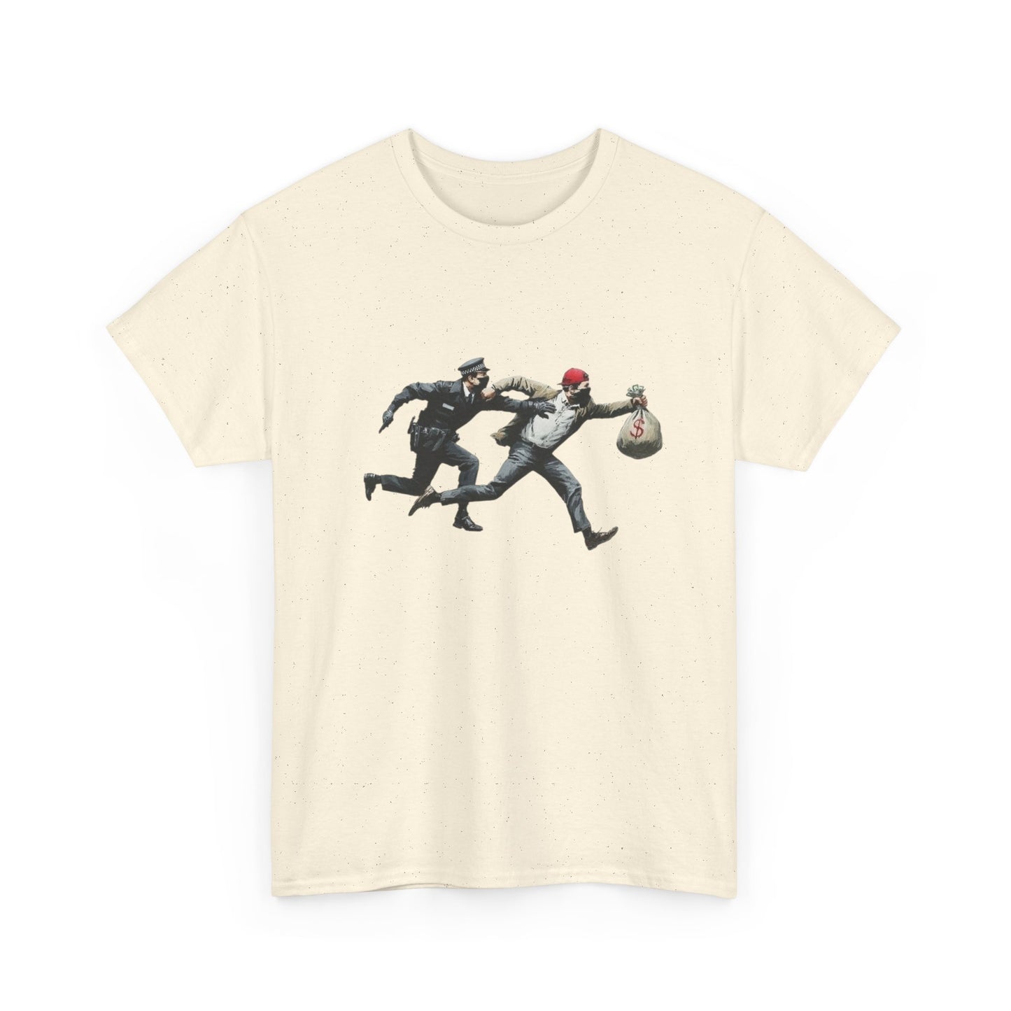 Cops And Robbers Graphic T Shirt NEW GIFT Unisex Heavy Cotton Tee