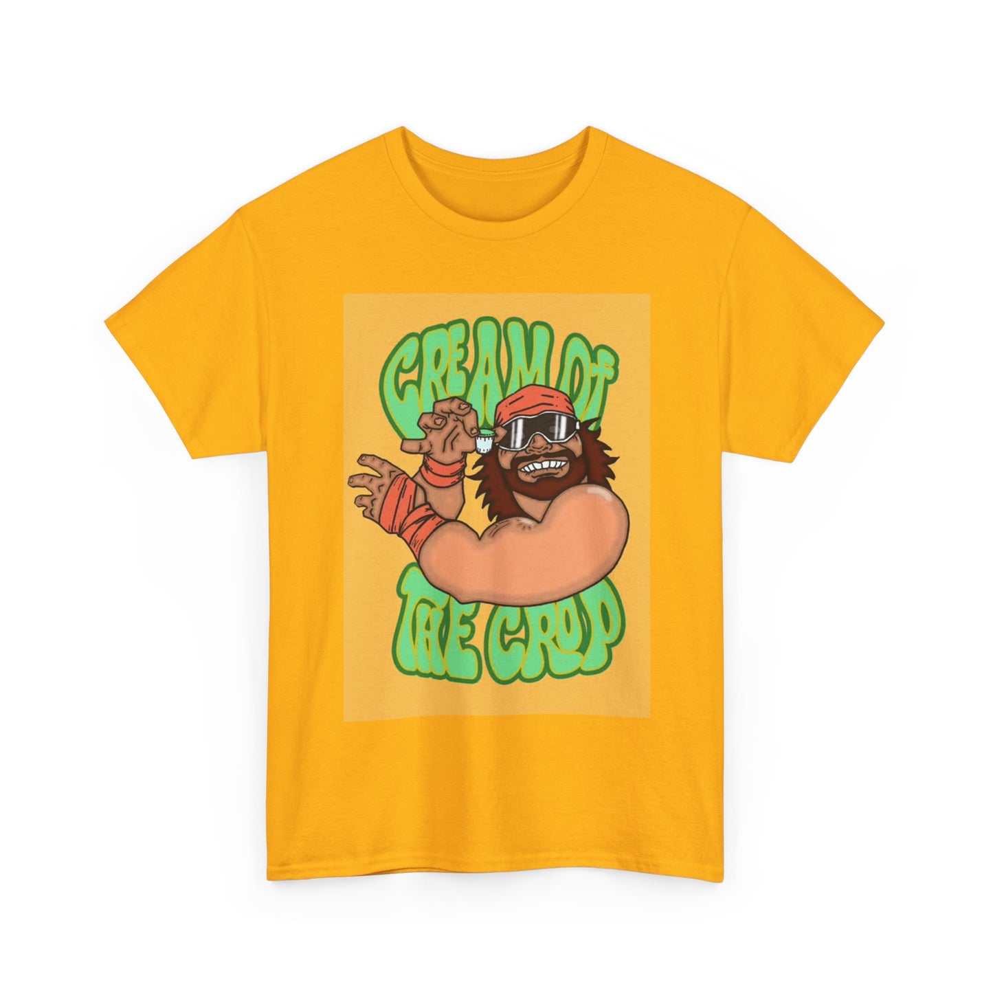 Macho Man Tshirt Vintage Wrestling Graphic WWE Unisex Heavy Cotton Tee WWF