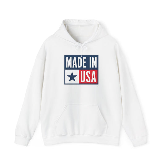 Made In The USA Graphic Hoodie Unisex Heavy Blend™ Hooded Sweatshirt