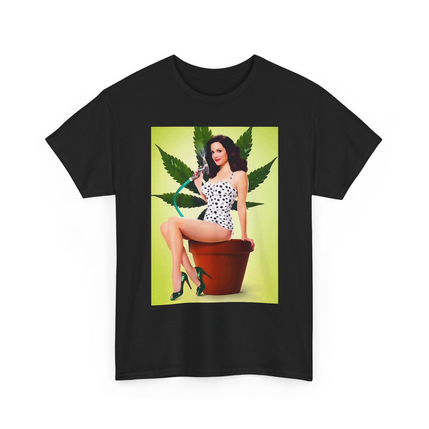 Weeds Tv Show Graphic T Shirt Retro Pot Leaf Sexy Unisex Heavy Cotton Tee