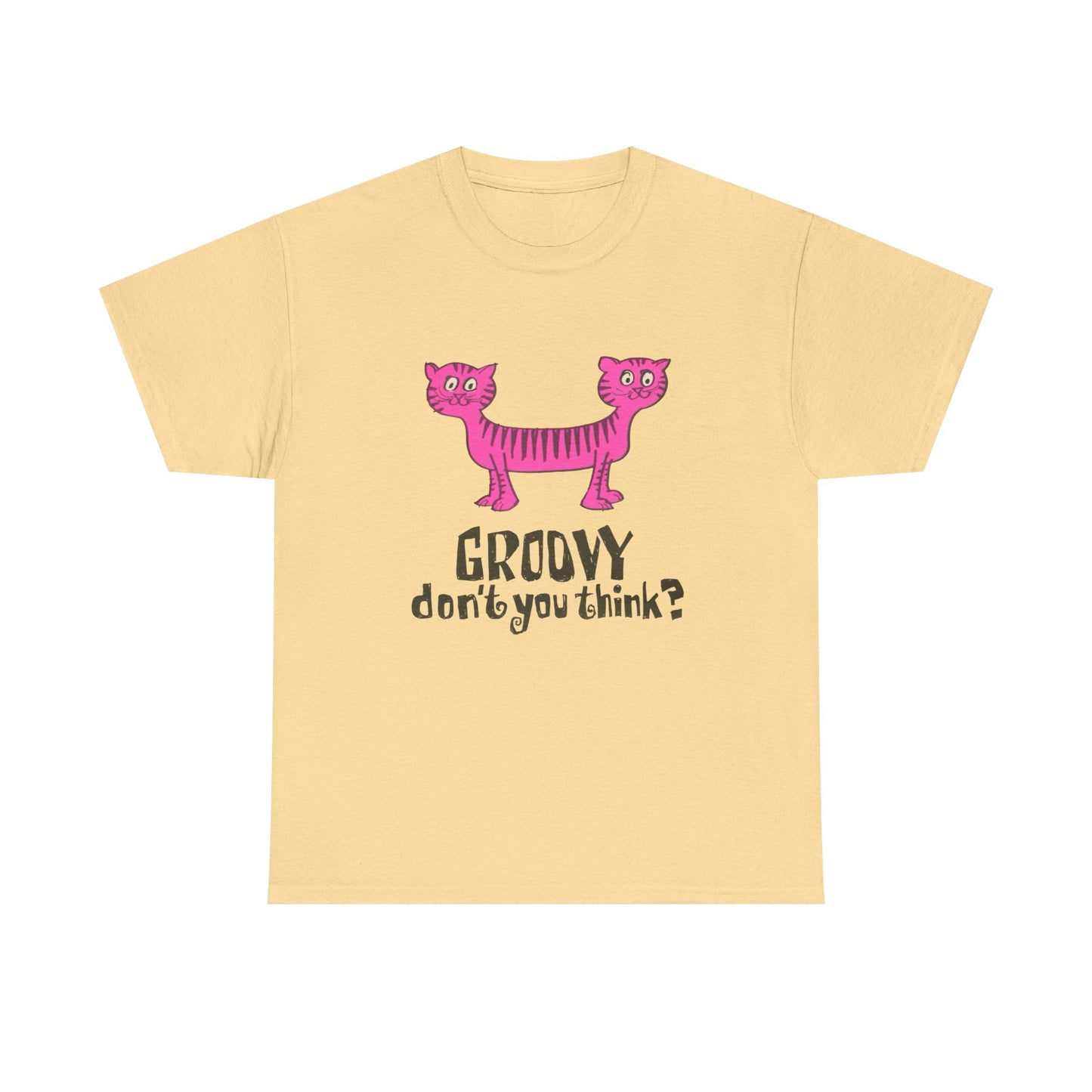 Groovy Don't You Think Retro Graphic T Shirt NEW Adult Tee
