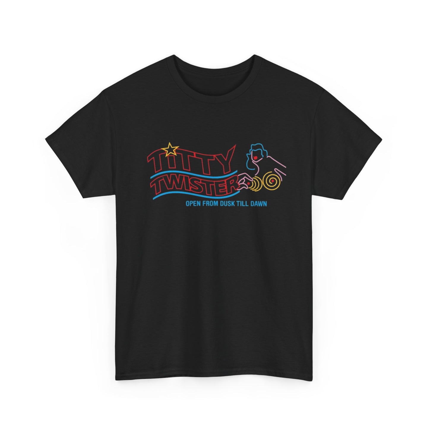 From Dusk Till Dawn Graphic T Shirt Unisex Heavy Cotton Tee