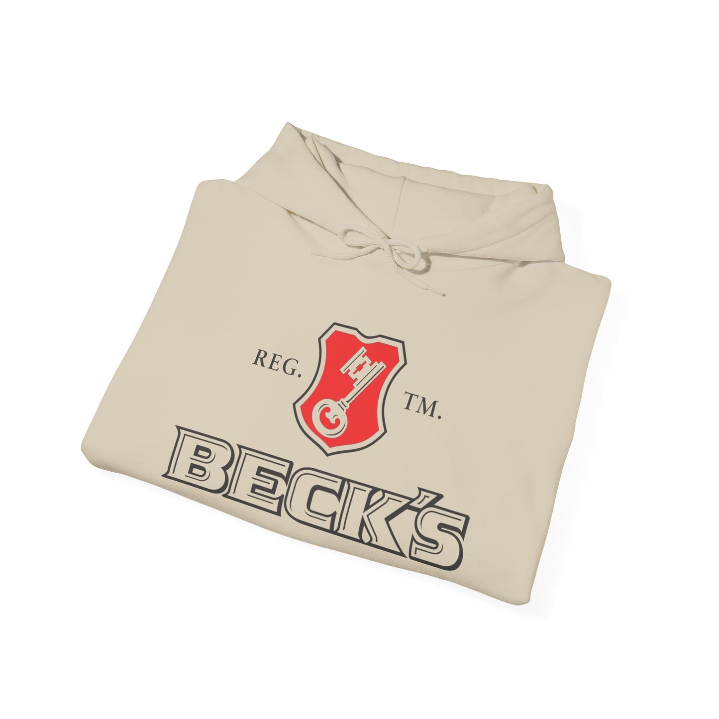 Becks Beer Retro Graphic Hoodie Unisex Heavy Blend™ Hooded Sweatshirt