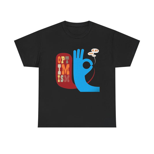 Optimism Vintage Graphic T Shirt NEW ADULT Tee