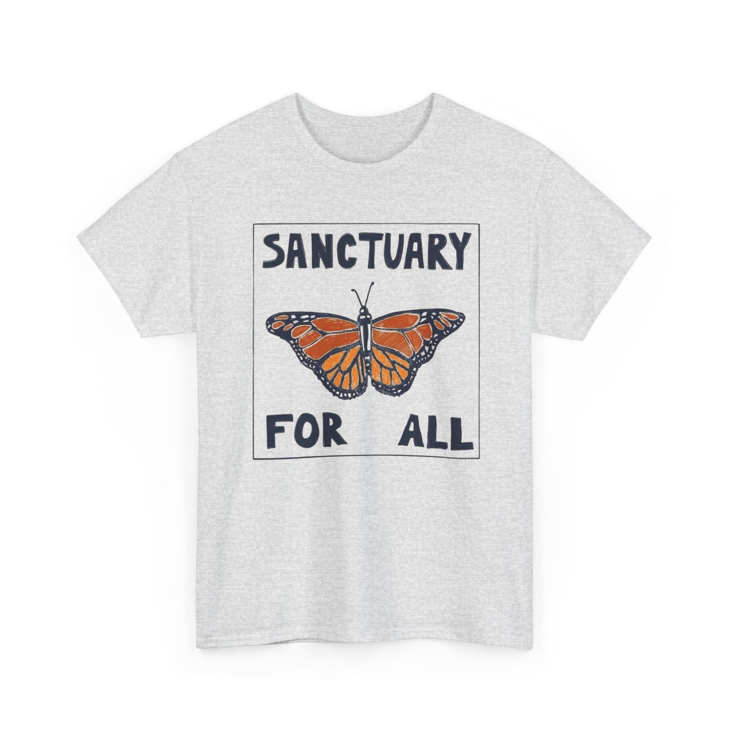 Sanctuary For All Graphic T Shirt NEW ADULT Unisex Heavy Cotton Tee