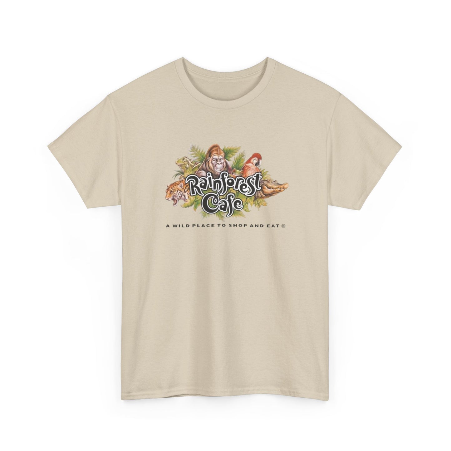 Rainforest Cafe Vintage Graphic T Shirt Unisex Heavy Cotton Tee