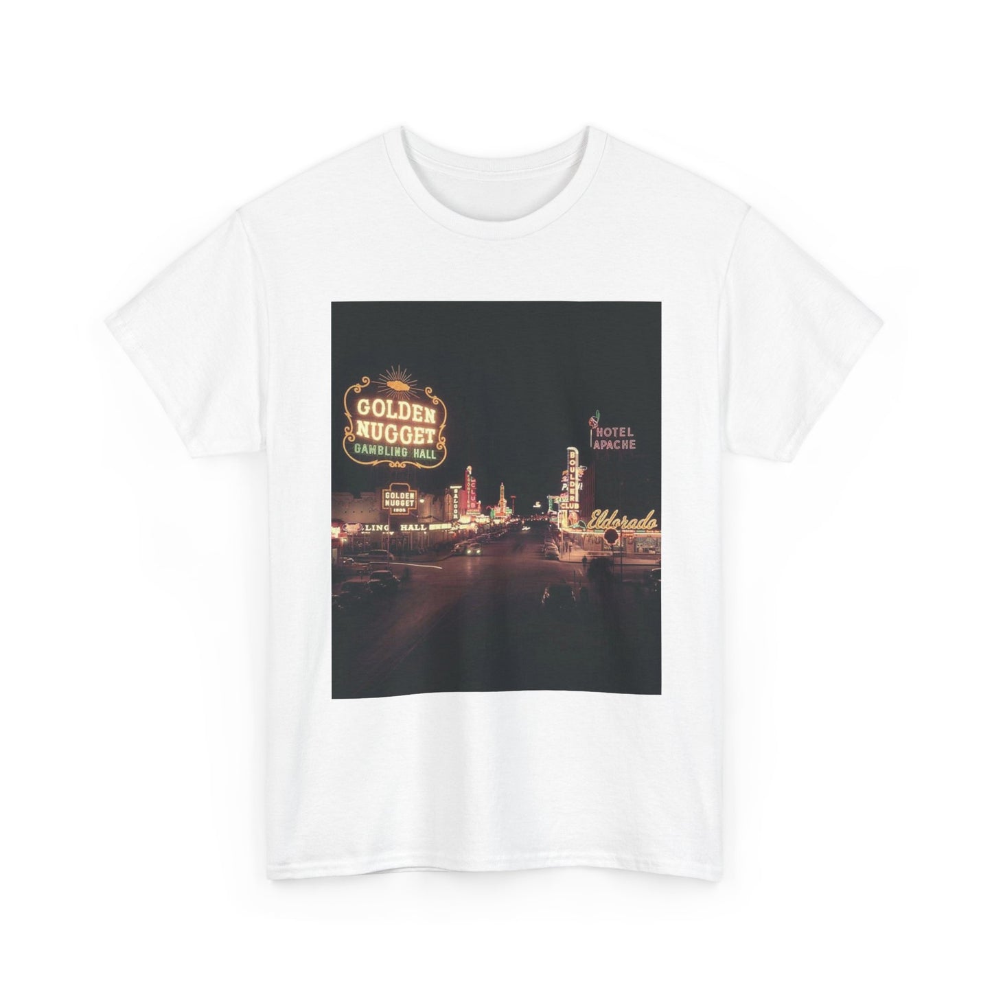 Las Vegas Tshirt Vintage Strip Retro Photo Nostalgia Unisex Golden Nugget Casino
