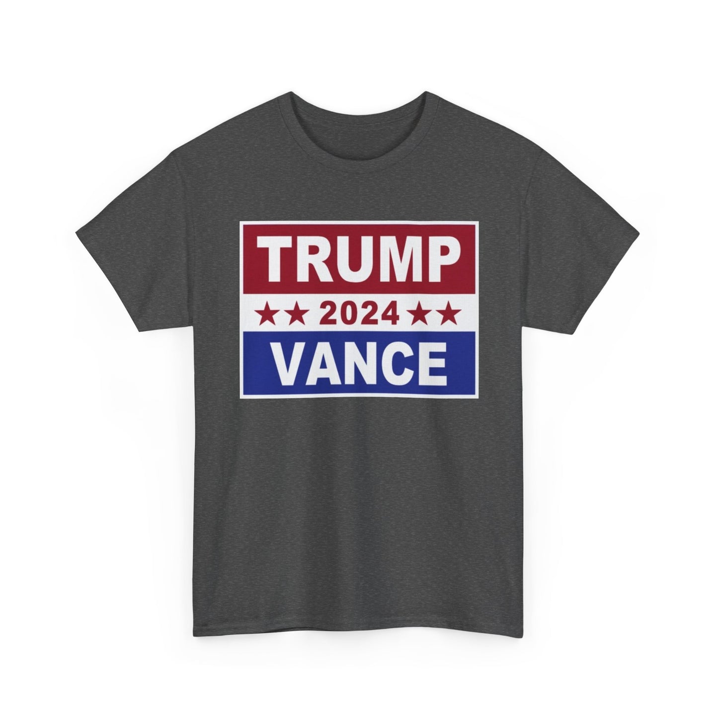 Trump Vance Shirt New President 2024 MAGA Republican USA Unisex Heavy Cotton Tee