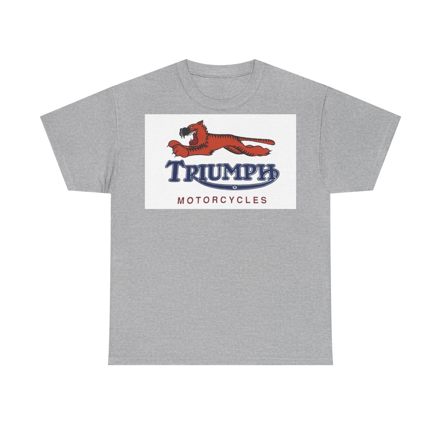 Triumph T-shirt vintage motorcycles nostalgia Tiger Unisex Heavy Cotton Tee