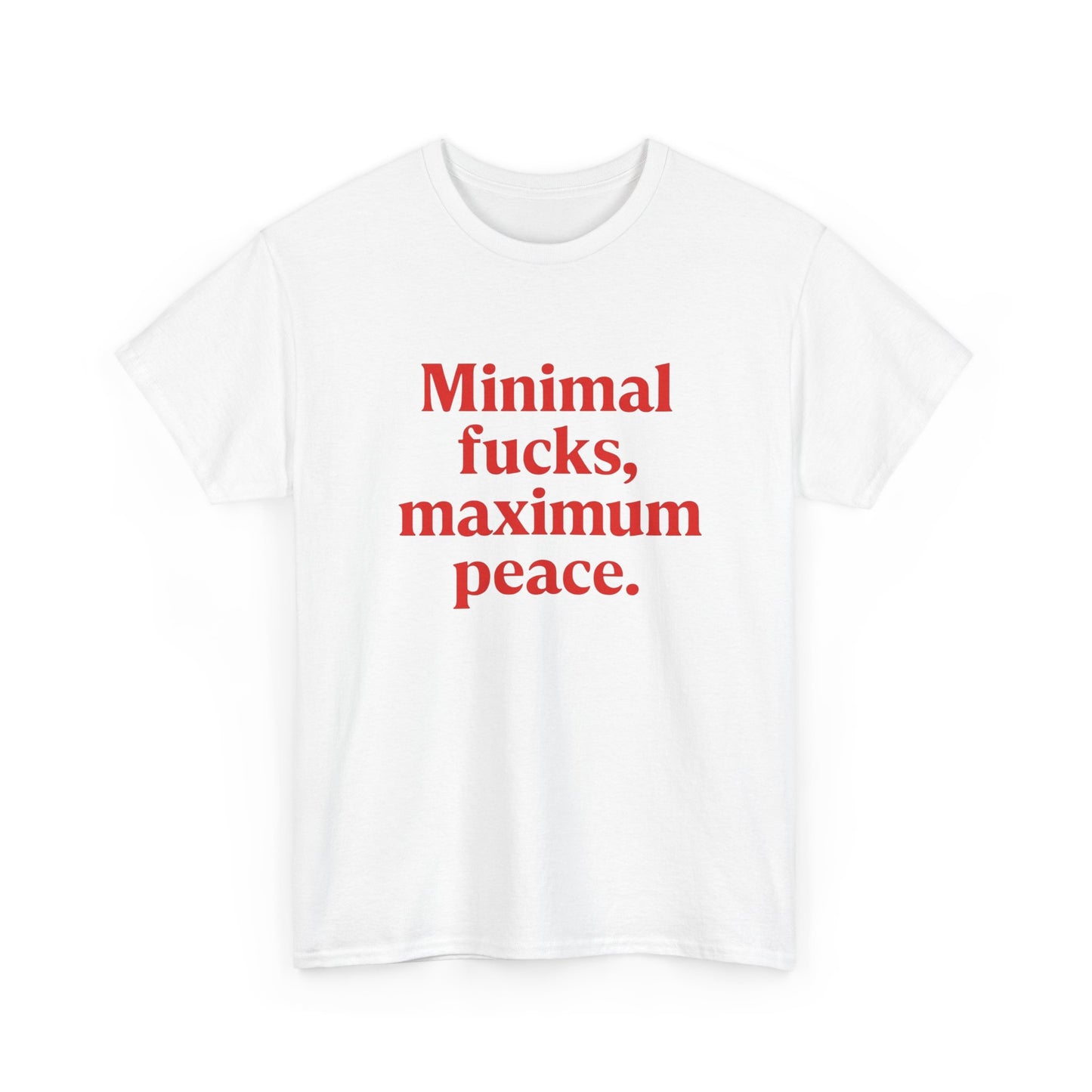 Maximum Peace Graphic T Shirt NEW ADULT Unisex Heavy Cotton Tee