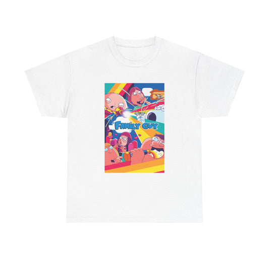 Family Guy Tshirt Funny Poster Full Cast Tv Series Unisex Heavy Cotton Tee