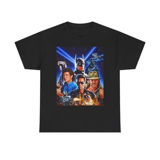 Hollywood Legends Graphic T Shirt Vintage Unisex Heavy Cotton Tee