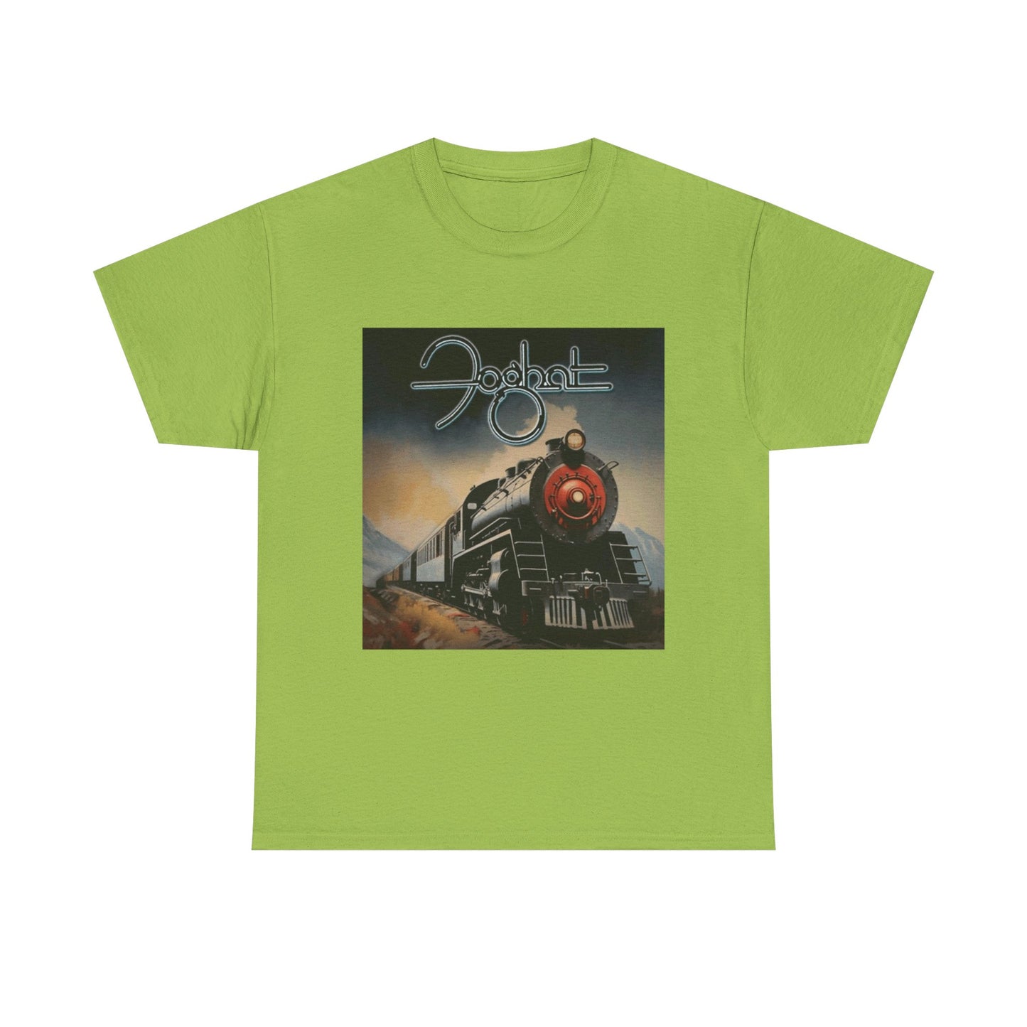 FogHat Tshirt Vintage Rock Poster Retro 70s Woodstock Unisex Heavy Cotton Tee q