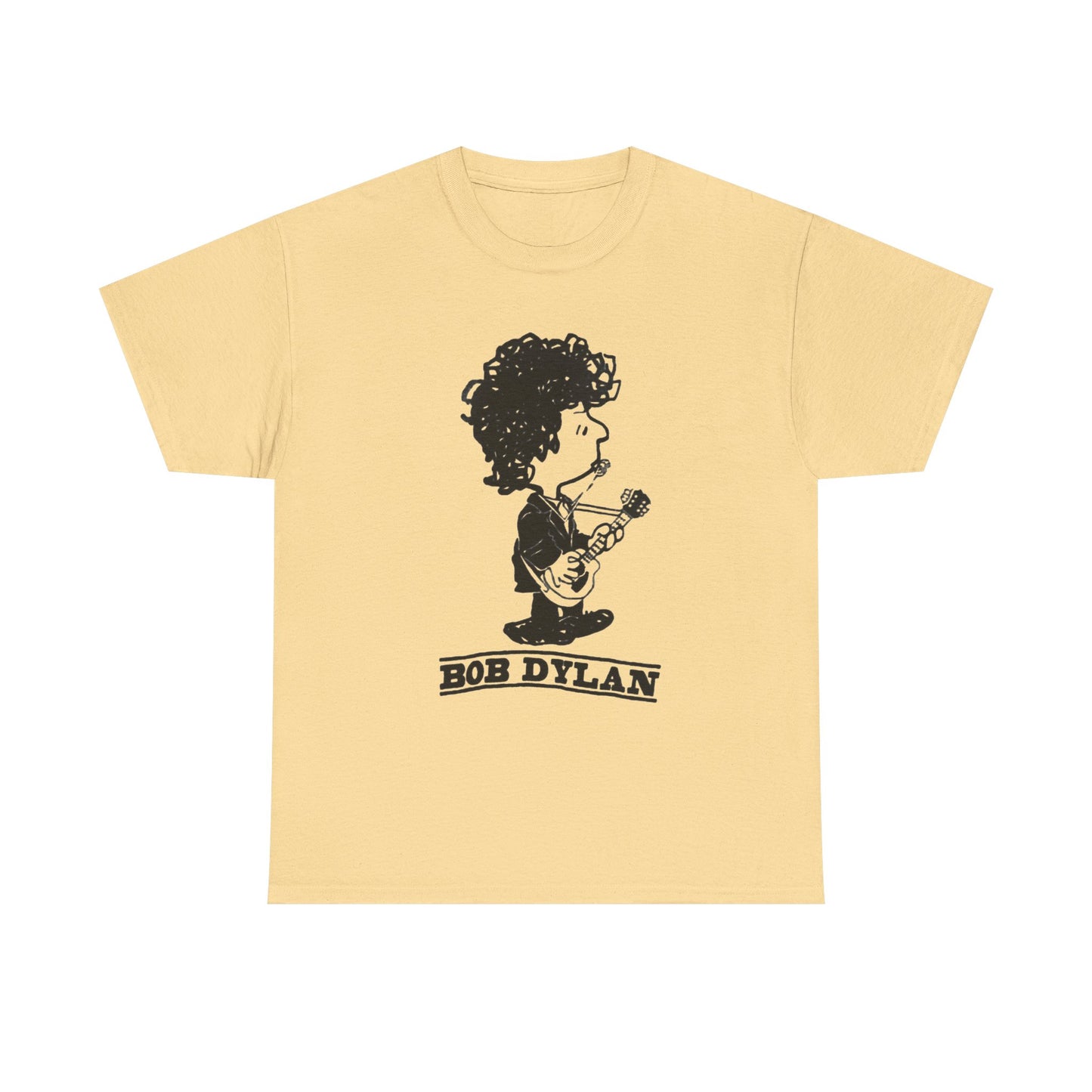 Bob Dylan Graphic T Shirt Vintage Rock Blue Grass Retro Unisex Heavy Cotton Tee