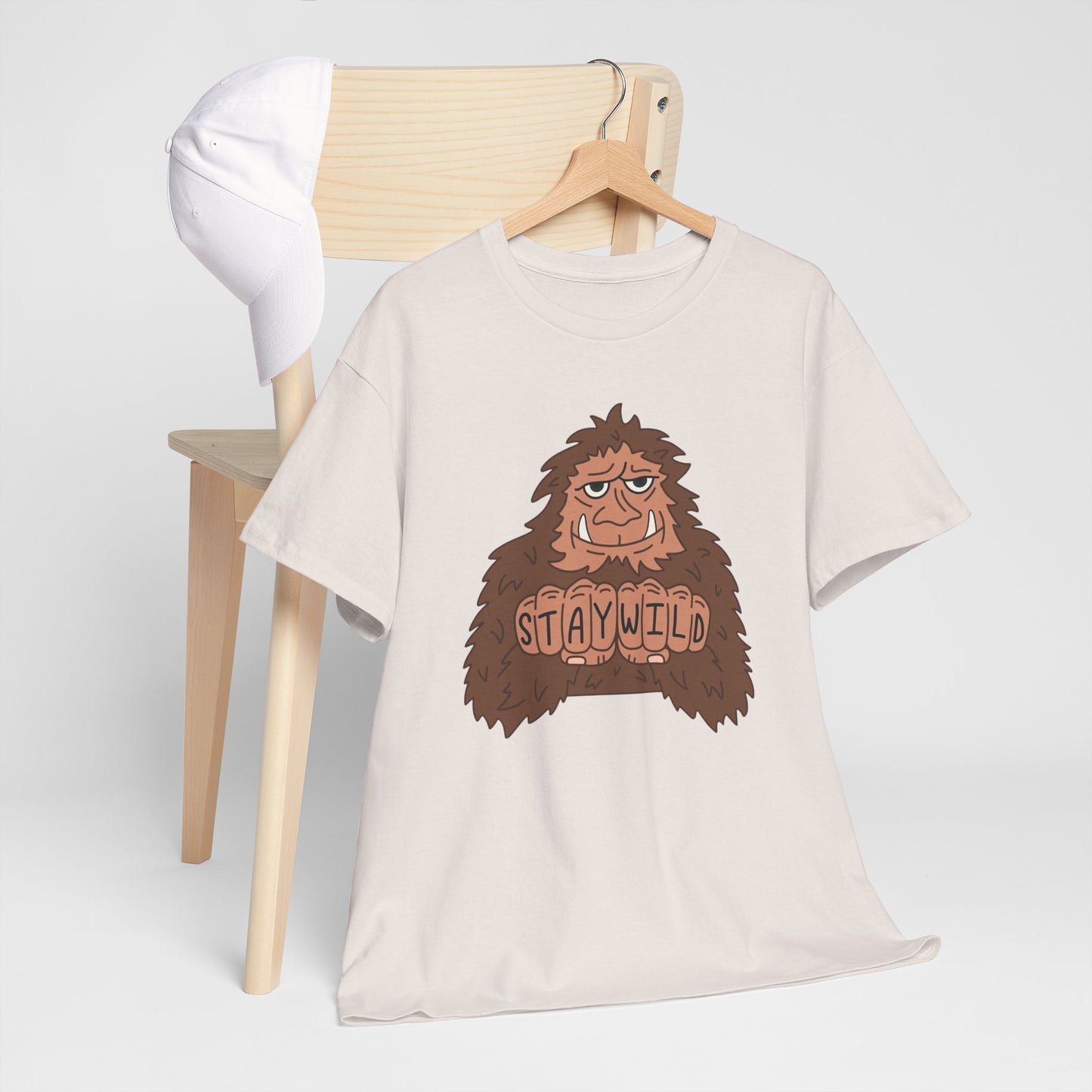 Stay Wild Outdoors Graphic T Shirt Heavy Cotton Tee NEW ADULT UNISEX