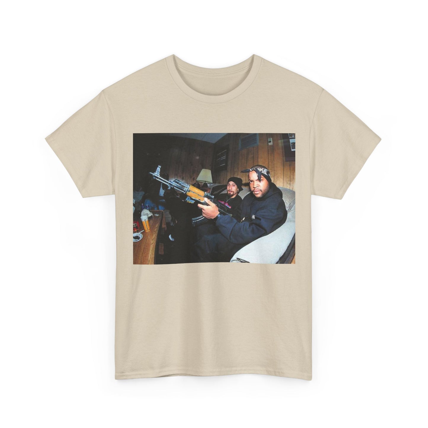 Ice cube T-shirt vintage 90s NWA California retro meme Unisex Heavy Cotton Tee