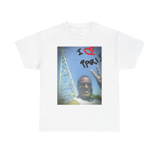 I Love Paris Funny T Shirt Unisex Heavy Cotton Tee Gift