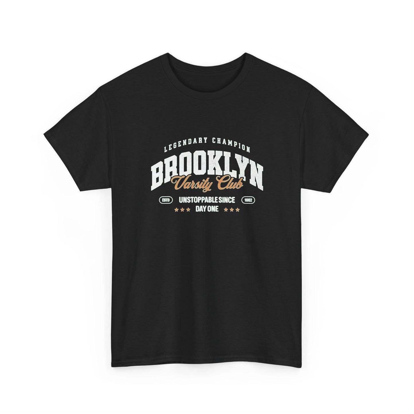 Brooklyn Varsity Club Graphic T Shirt Unisex Heavy Cotton Tee