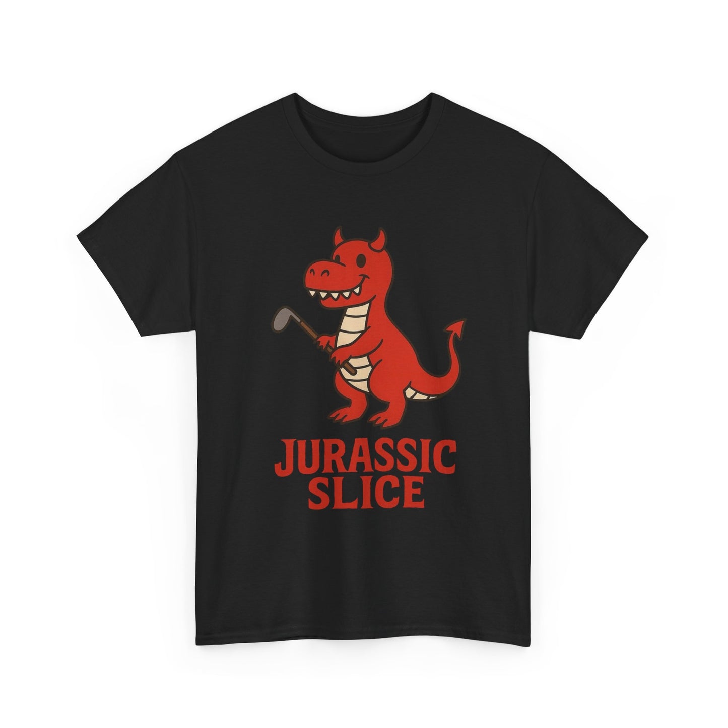 Jurassic Slice Golfing Funny Graphic T Shirt ADULT NEW