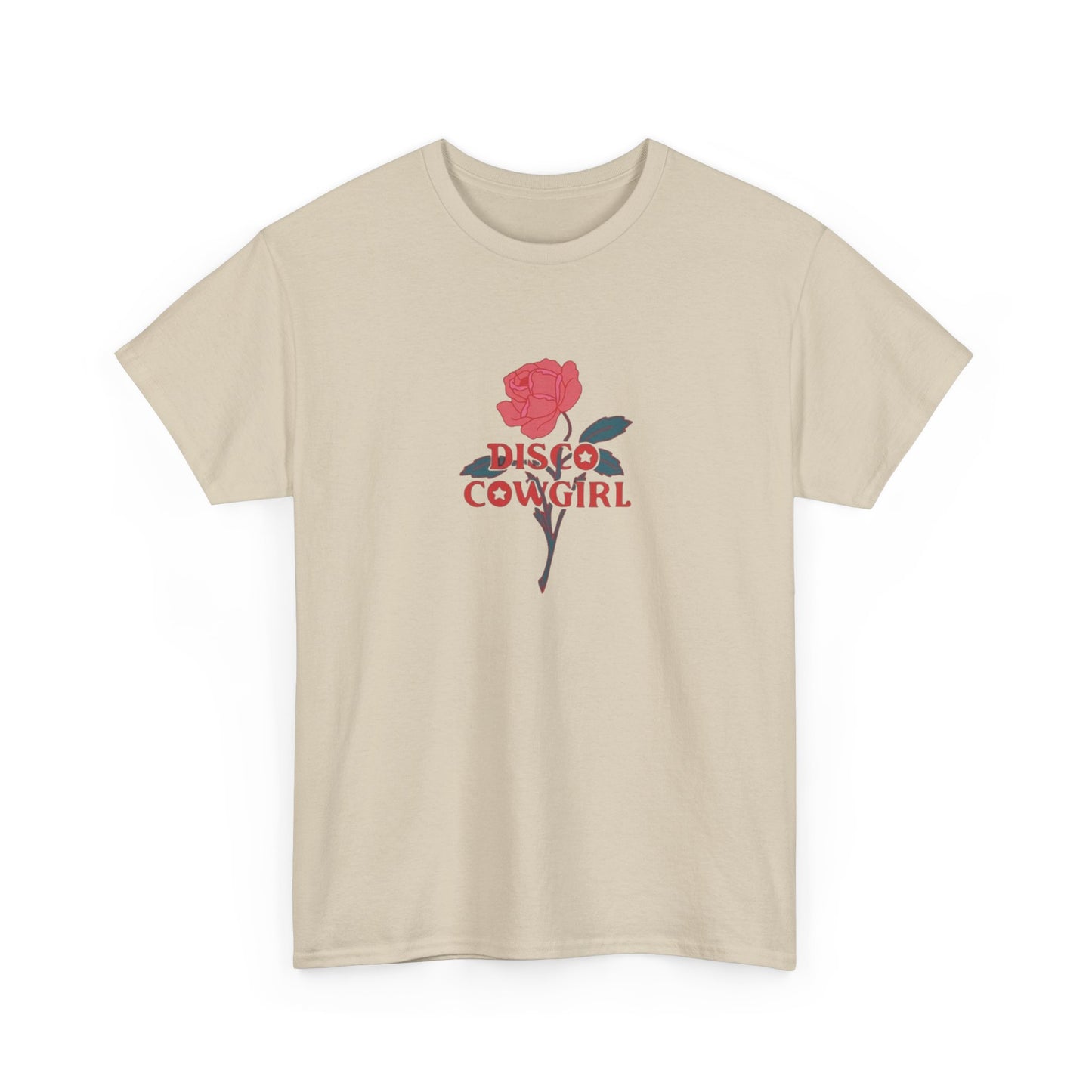 Disco Cowgirl Graphic T Shirt Unisex Heavy Cotton Tee Gift