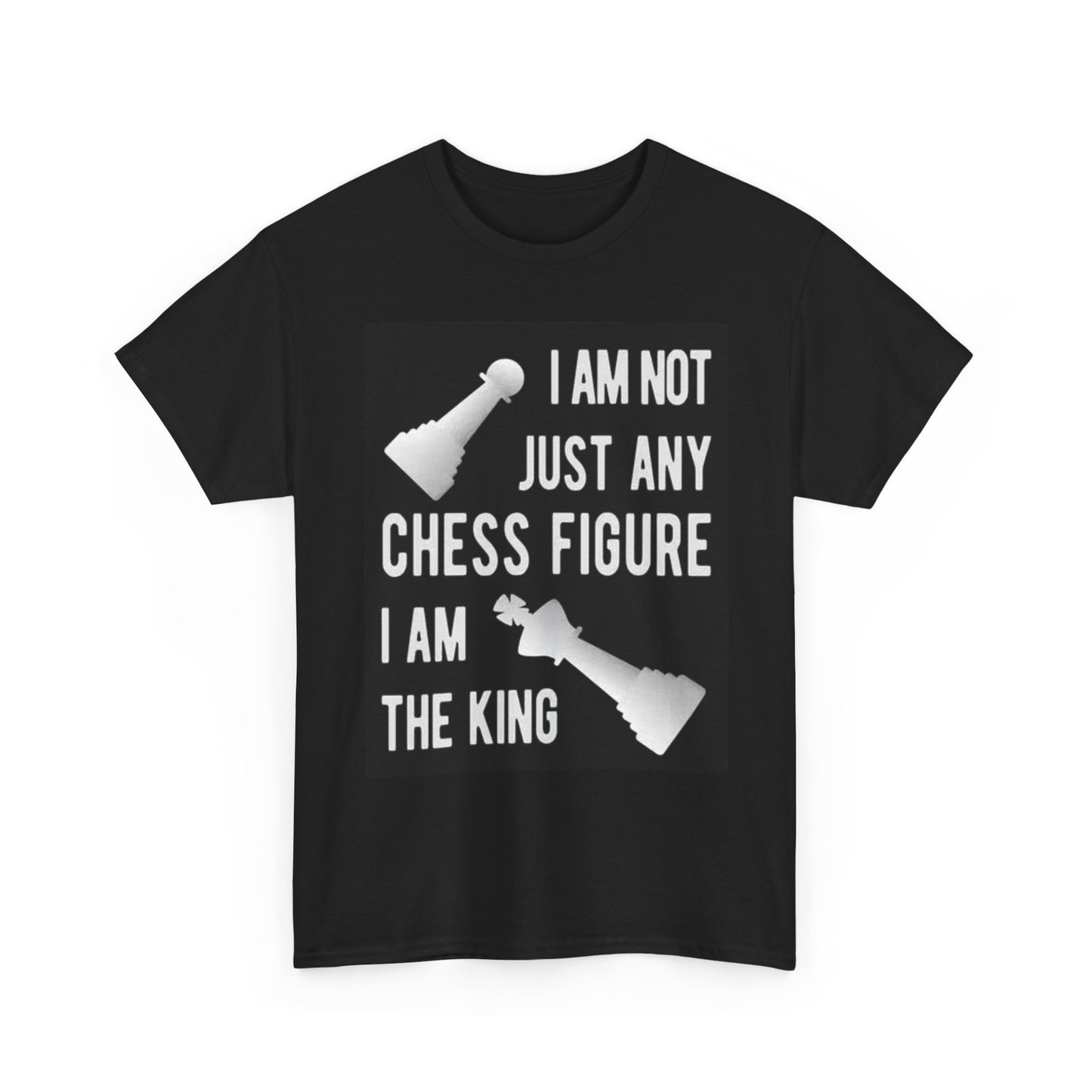 Funny Chess Graphic T Shirt King And Queen Vintage Unisex Heavy Cotton Tee