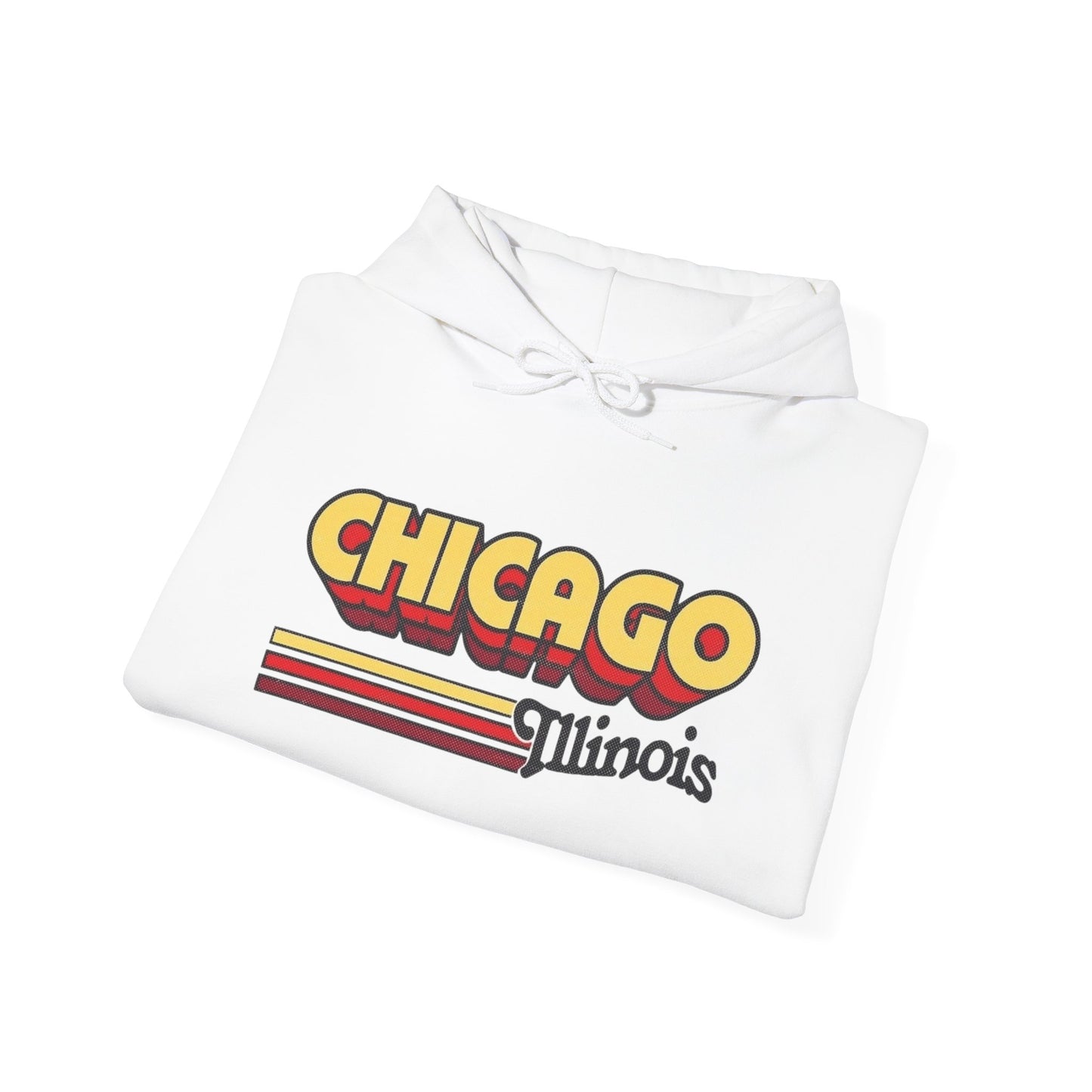 Chicago Illinois Graphic Hoodie Heavy Blend™ NEW Sweatshirt
