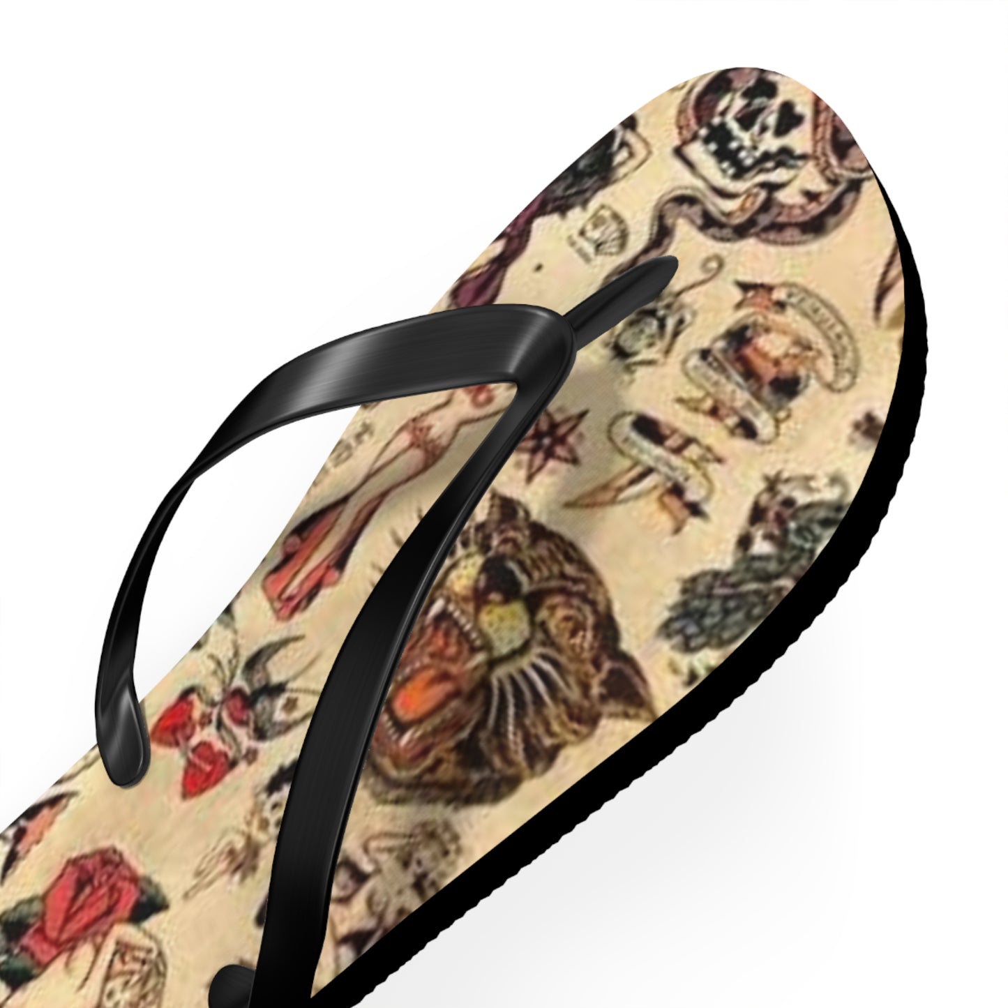 Sailor Jerry Sandals, Beach Shoes, Vacation Flip Flops, Pool Slides, Comfortable