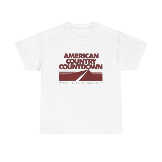 American Country Countdown Vintage Graphic T Shirt NEW ADULT Tee Cotton