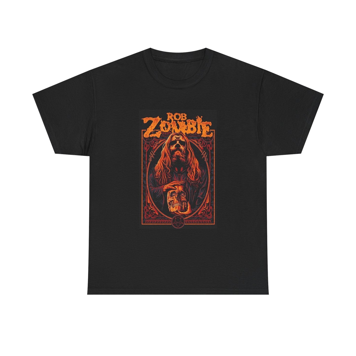 Rob Zombie T shirt Rock Metal Poster Graphic Retro Unisex Heavy Cotton Tee