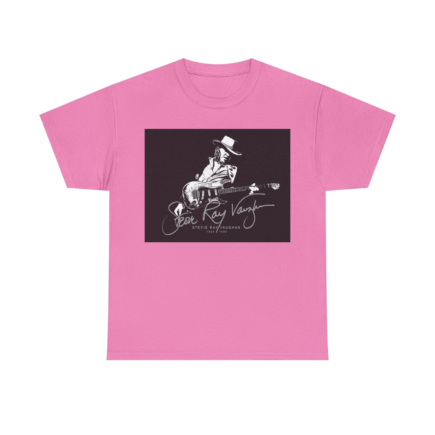 Stevie ray vaughn T-shirt Vintage retro rock album Unisex Heavy Cotton Tee