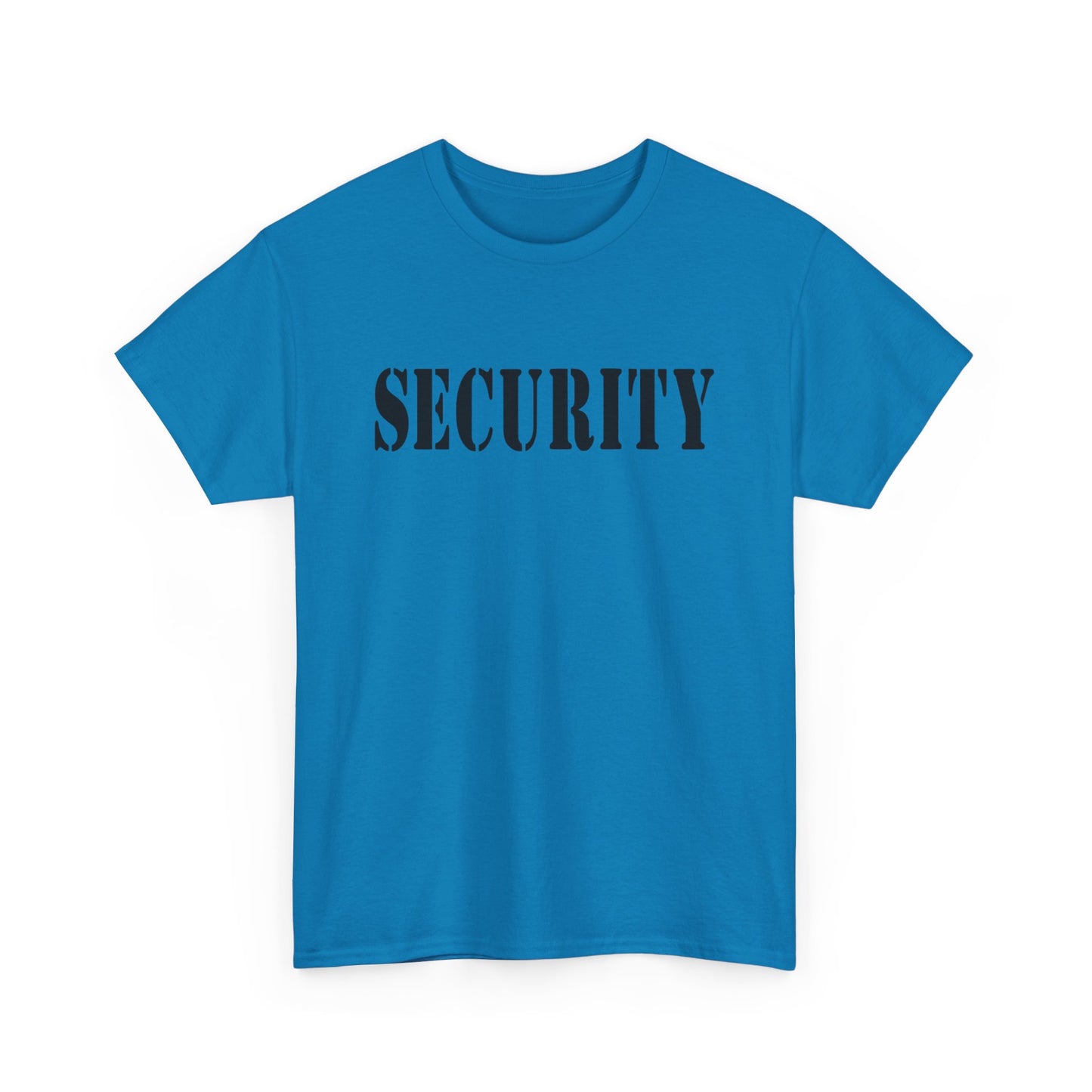 Security Graphic T Shirt Police Academy Uniform Funny Bar Unisex Heavy Cotton