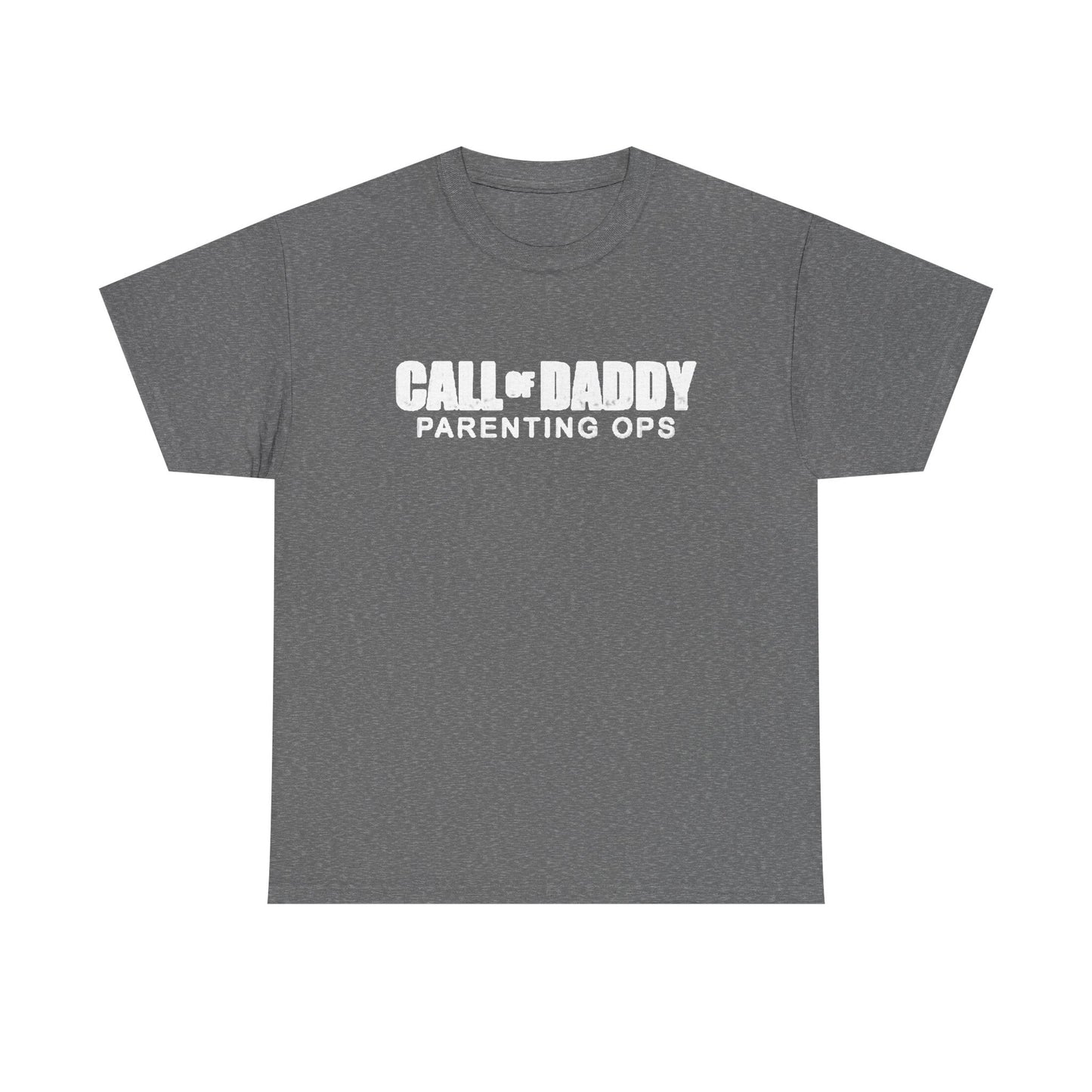 Call Of Daddy Parenting Ops Funny Shirt Gamer Dad Jokes Unisex Heavy Cotton Tee