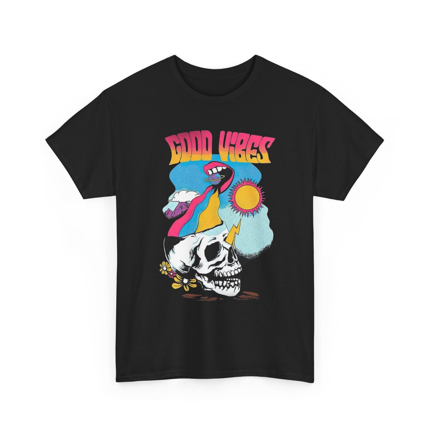 Good Vibes Graphic T Shirt Adult NEW
