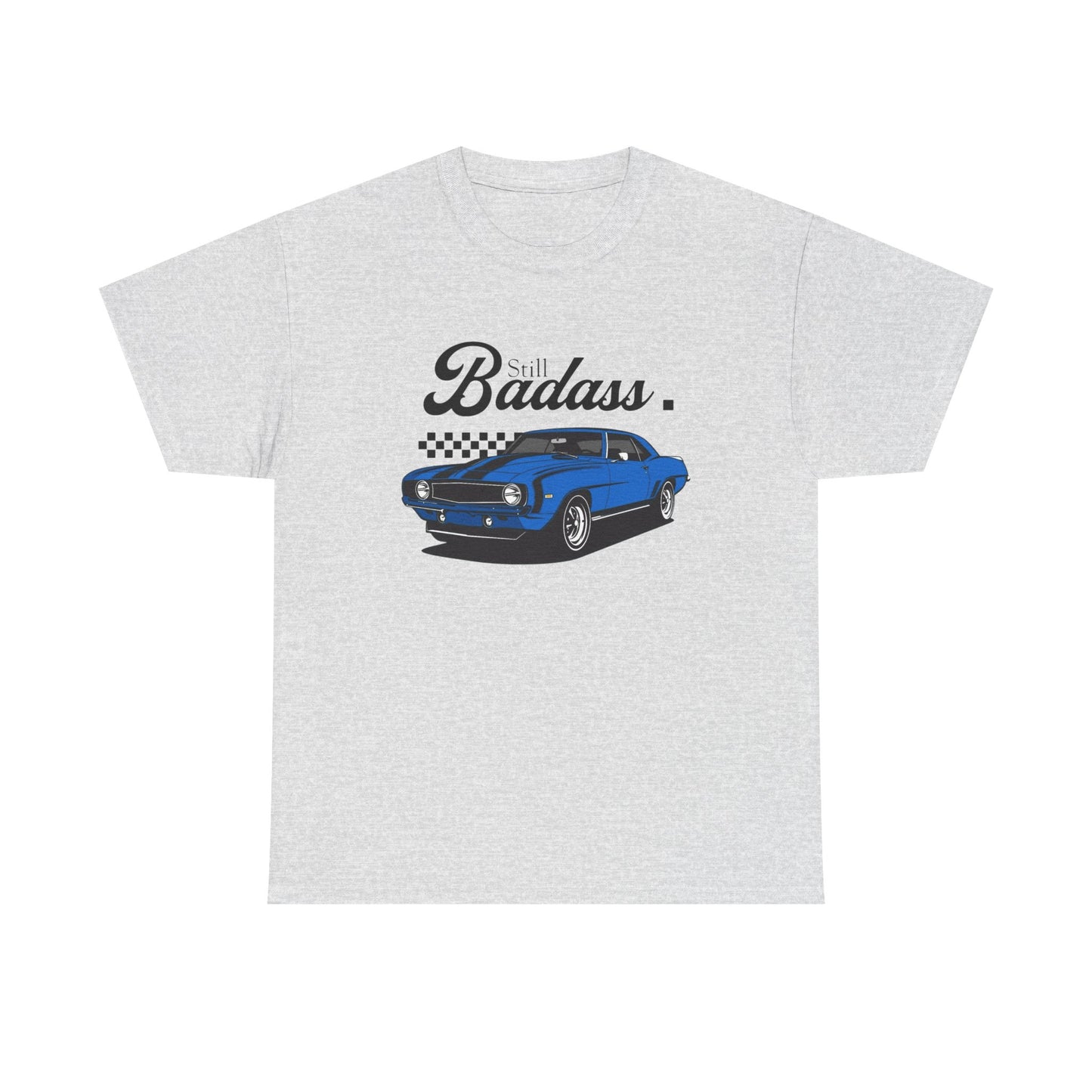 Still A Badass Retro Muscle Cars Graphic T Shirt Men's Heavy Cotton Tee