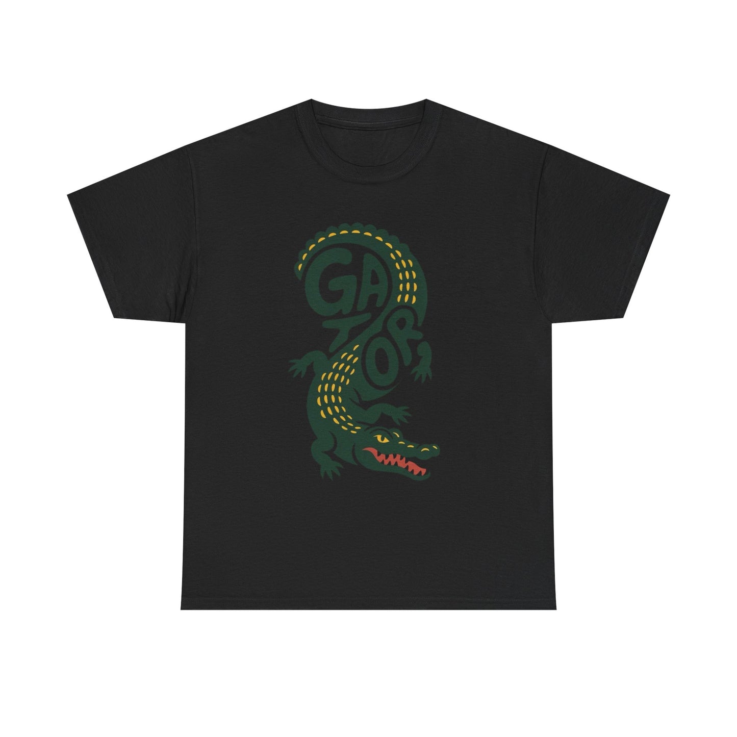 Alligator Graphic T Shirt Unisex Heavy Cotton Tee