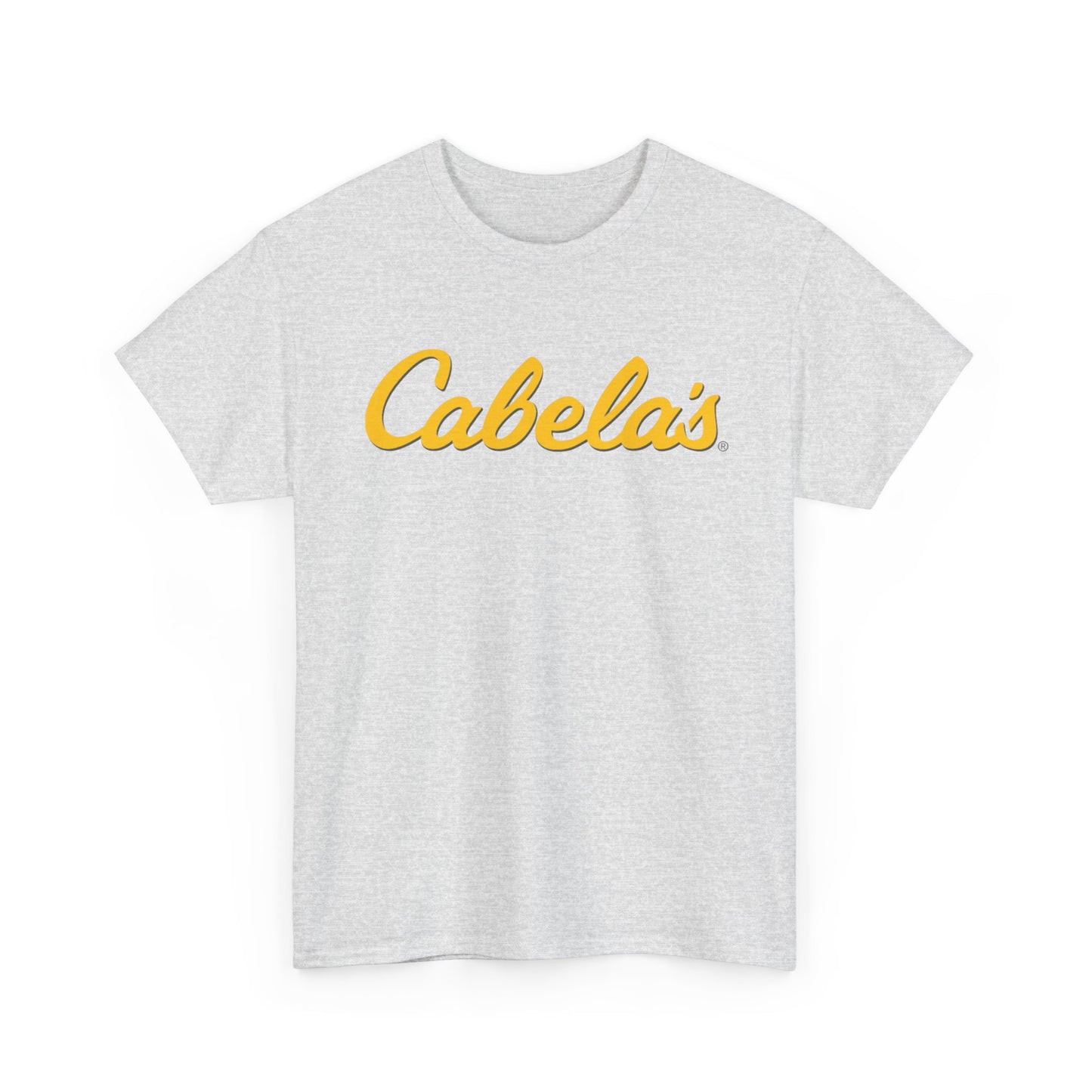 Cabelas Graphic T Shirt Outdoors Fishing Gear Unisex Heavy Cotton Tee