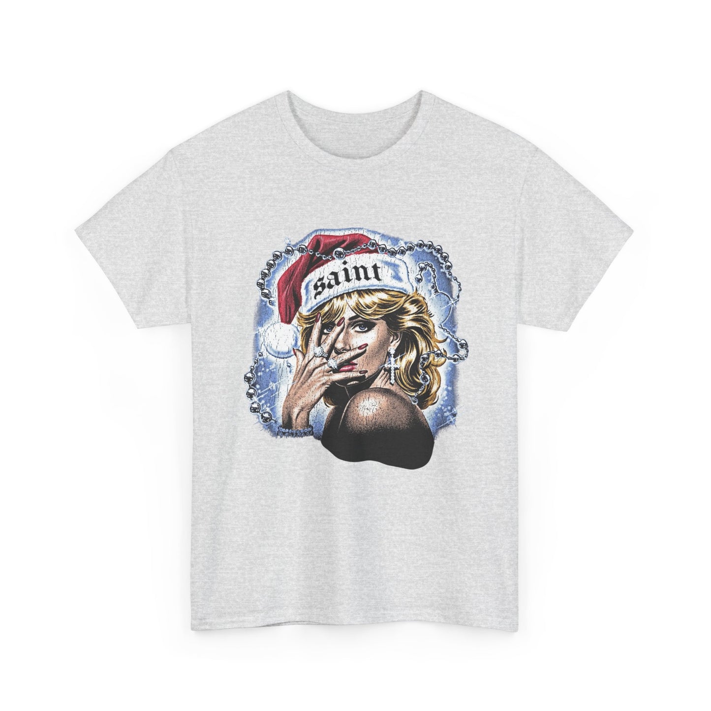 Saint Christmas Vintage Graphic T Shirt NEW Adult Tee