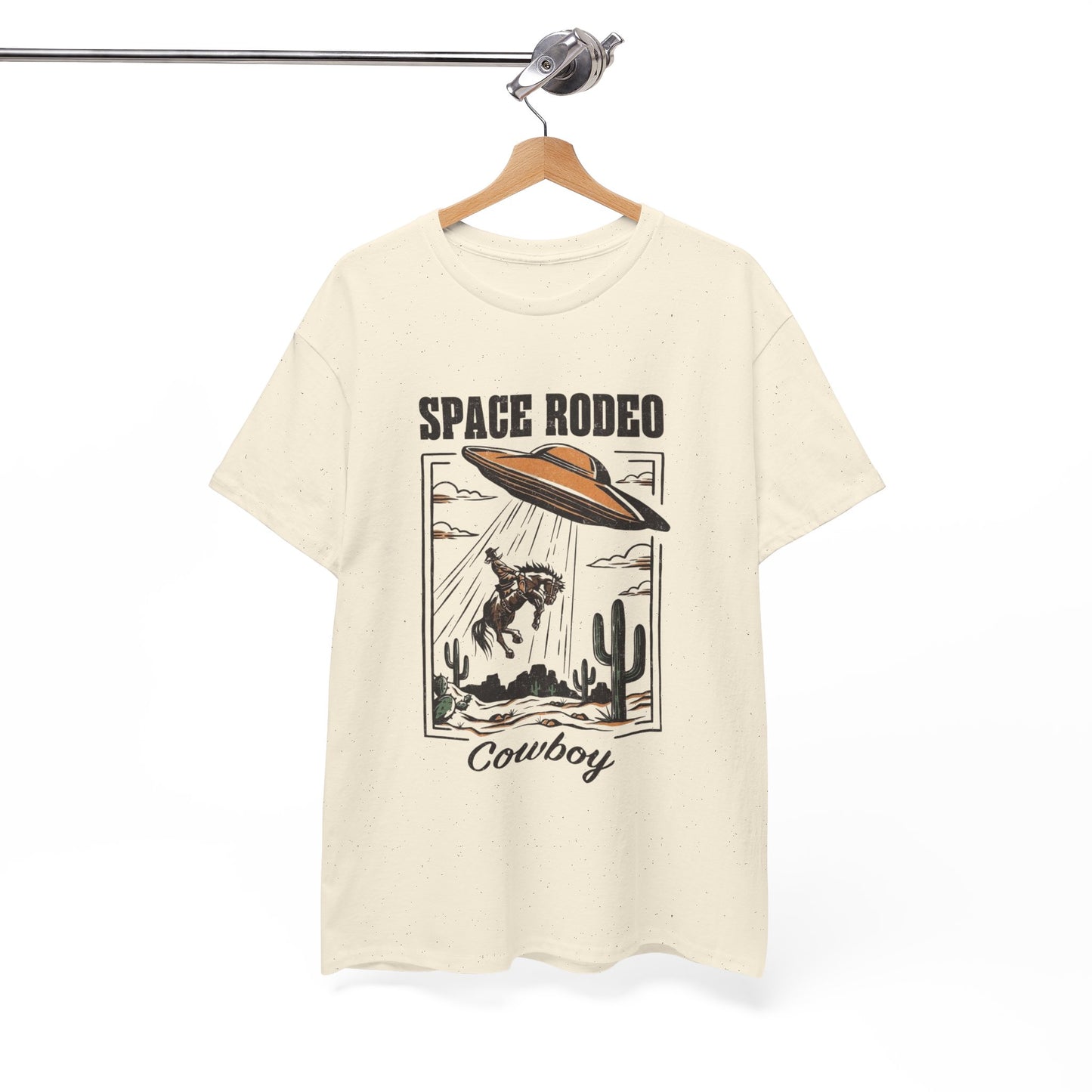 Space Rodeo Cowboy Graphic T Shirt Heavy Cotton Tee NEW ADULT UNISEX