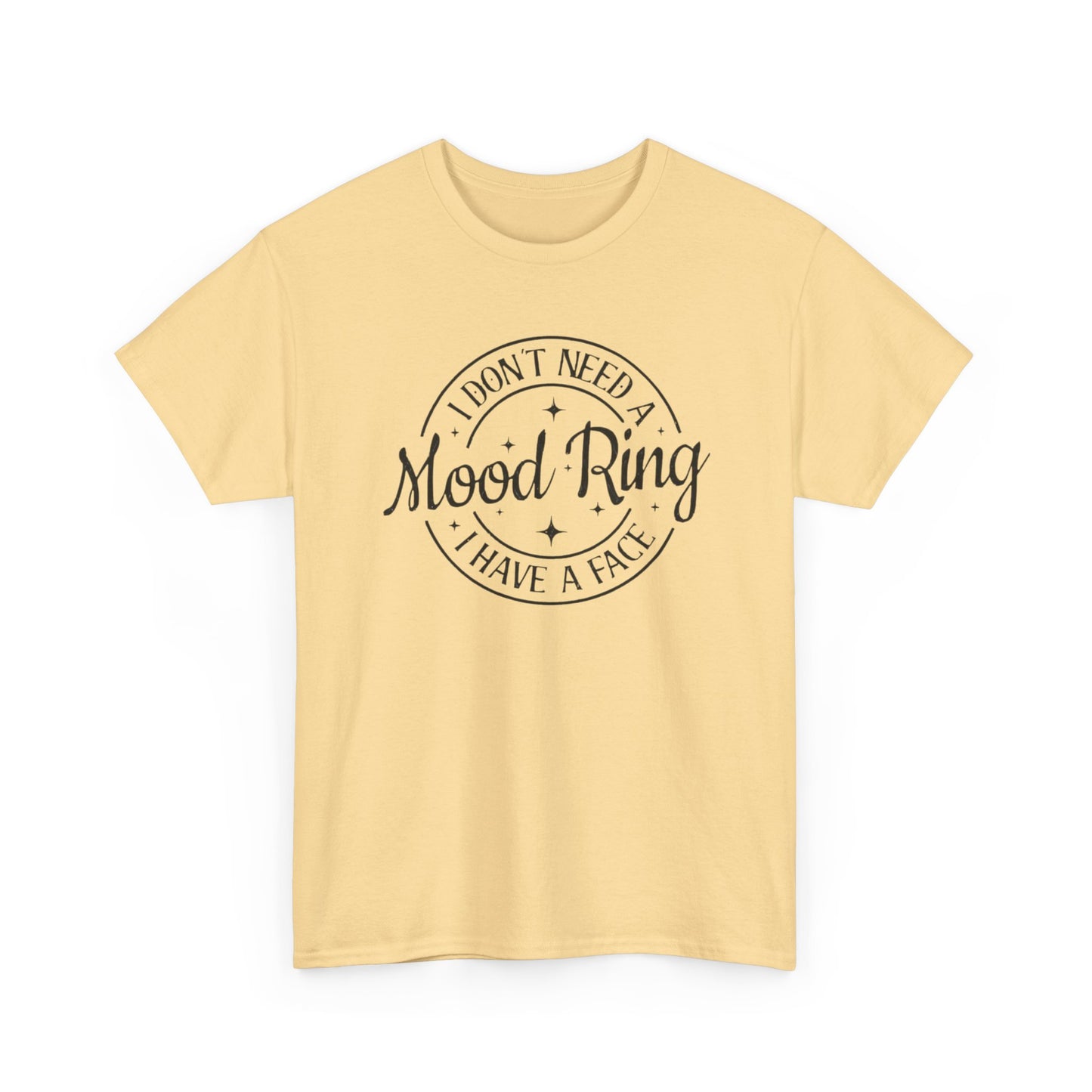 Funny Mood Ring Graphic T Shirt Unisex Heavy Cotton Tee