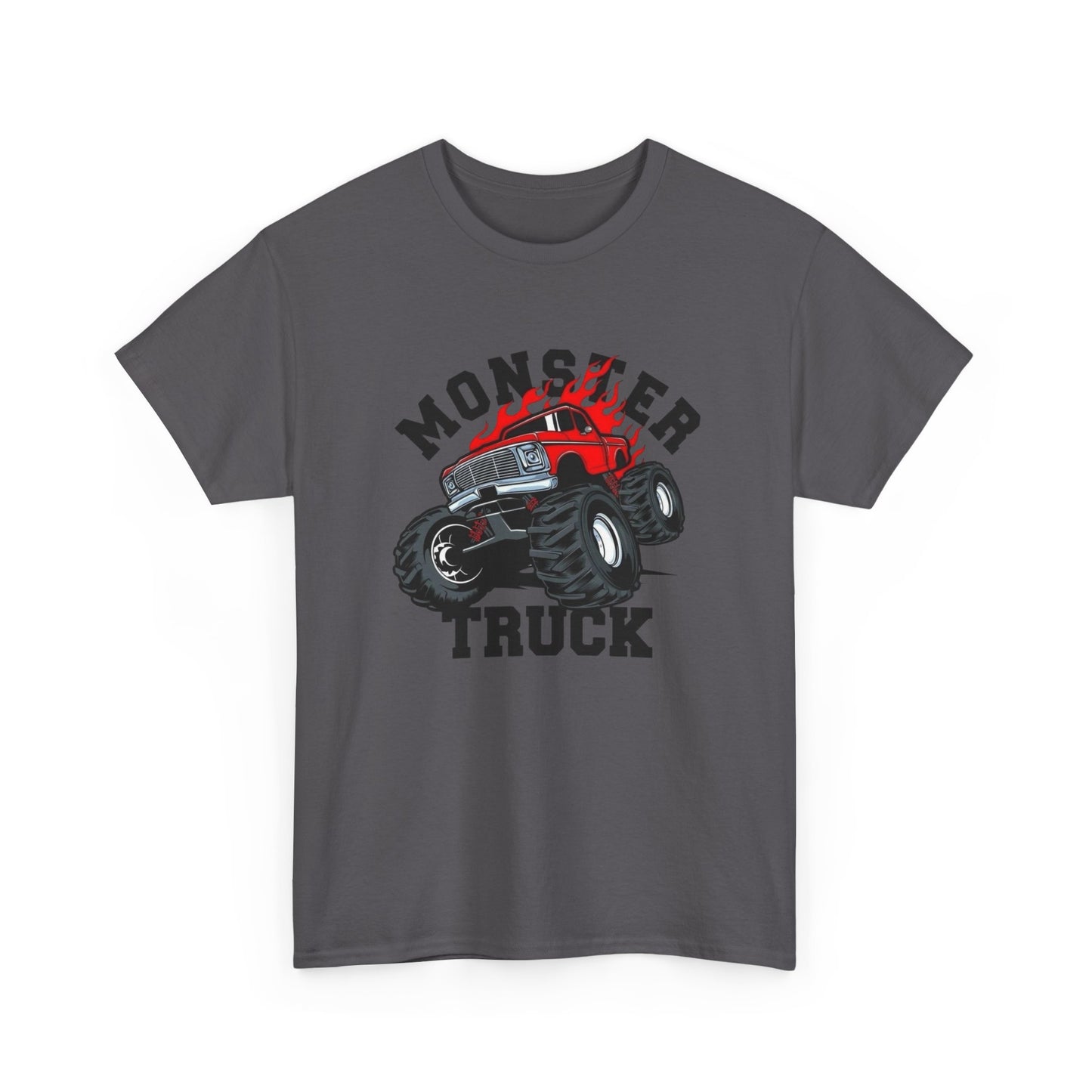 Monster Truck Graphic T Shirt Unisex Heavy Cotton Tee