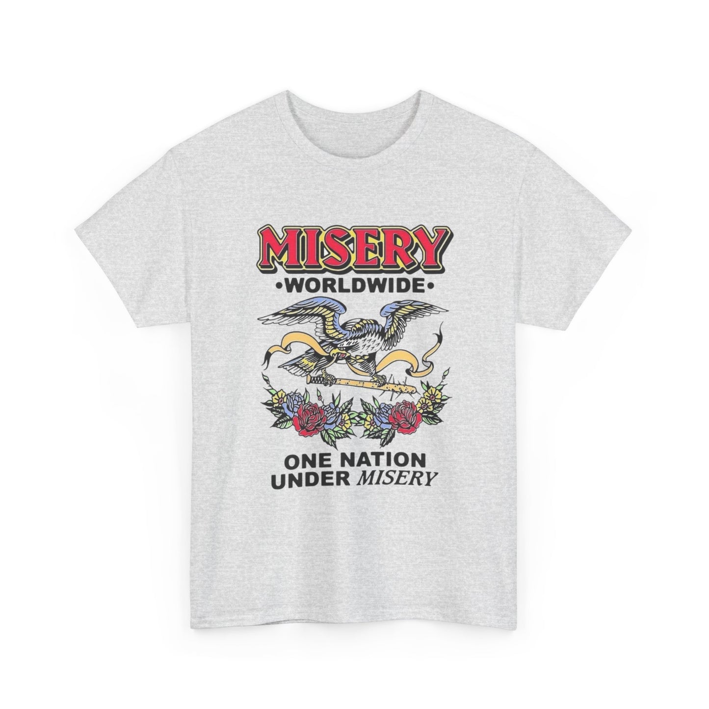 Misery Worldwide Graphic T Shirt NEW Adult Unisex Heavy Cotton Tee