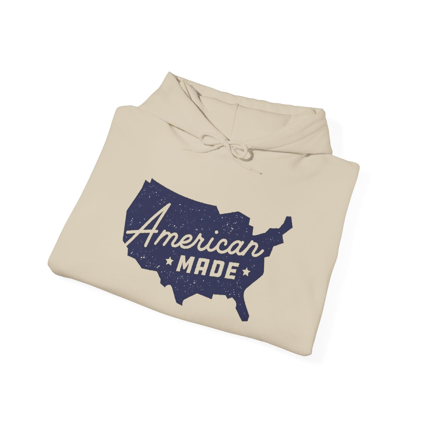 American Made State Graphic Hoodie Unisex Heavy Blend™ Hooded Sweatshirt
