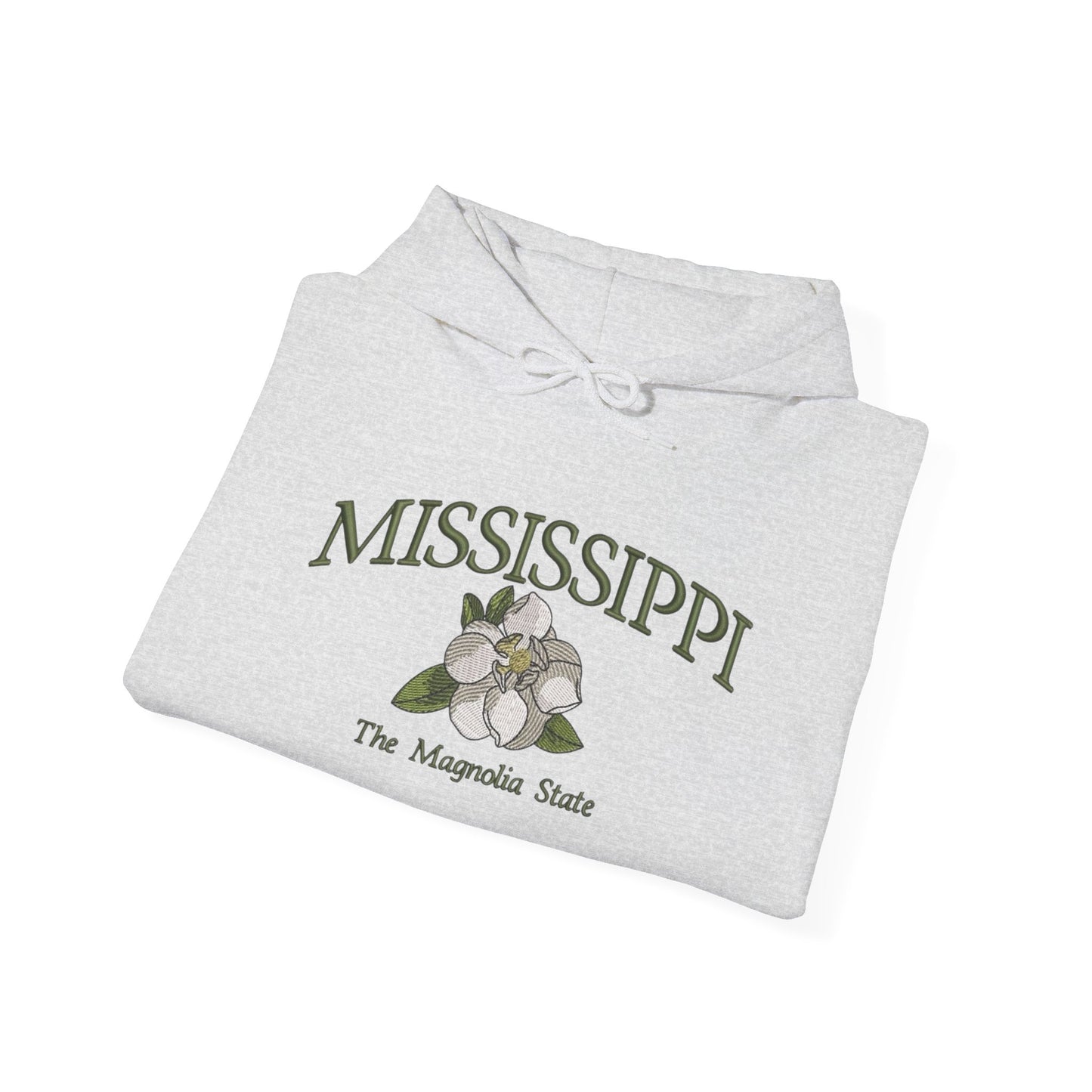 Mississippi The Magnolia State Graphic Hoodie Heavy Blend Sweatshirt NEW