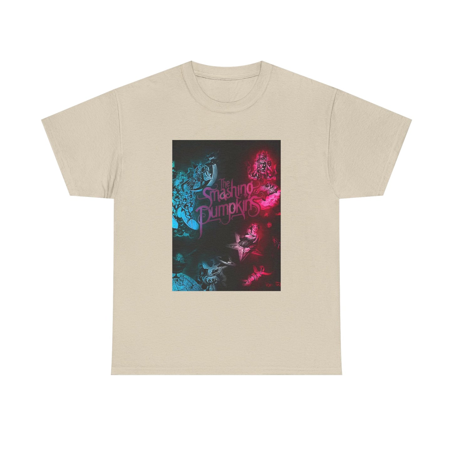 The Smashing Pumpkins Tshirt Vintage Merch Neon Unisex Heavy Cotton Tee