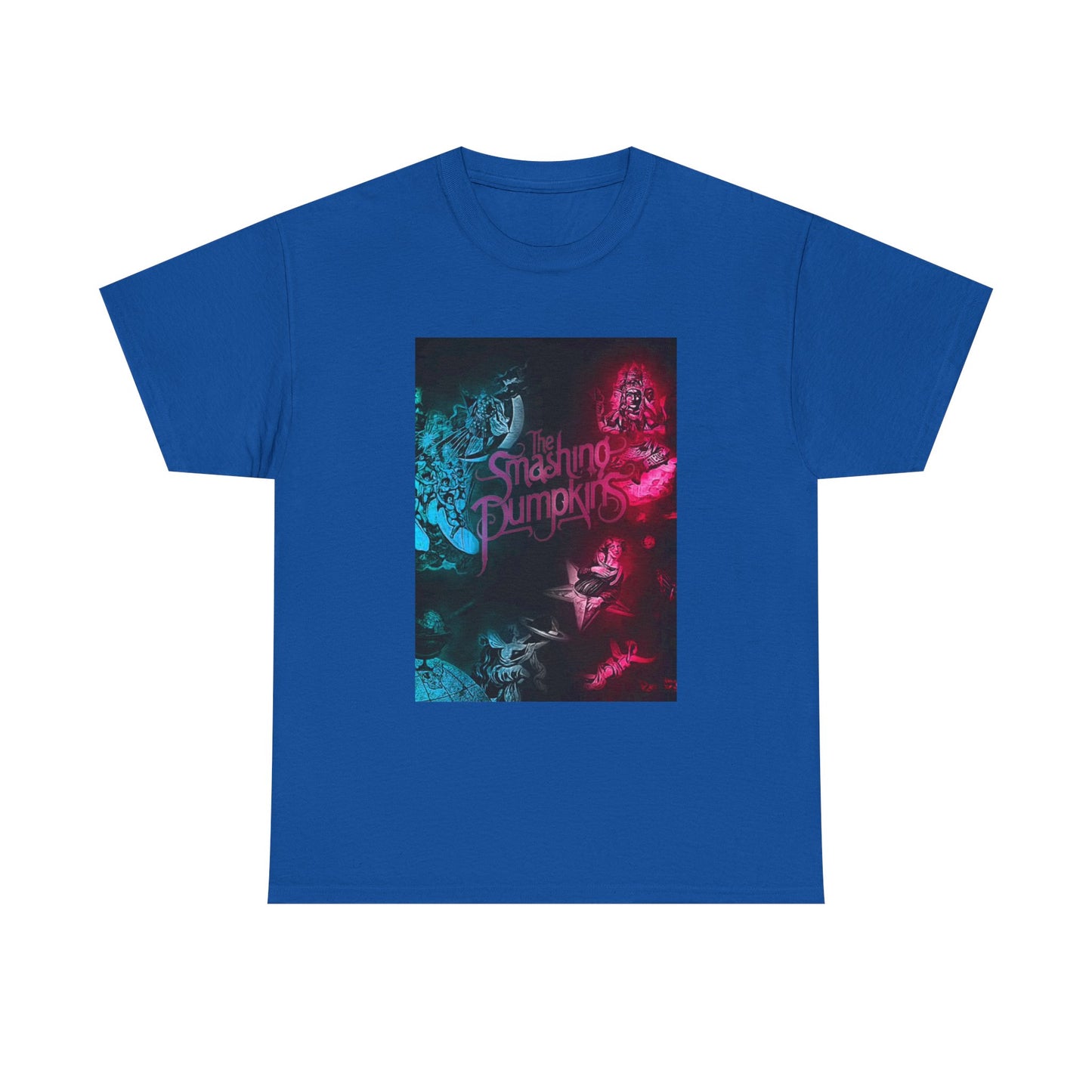 The Smashing Pumpkins Tshirt Vintage Merch Neon Unisex Heavy Cotton Tee