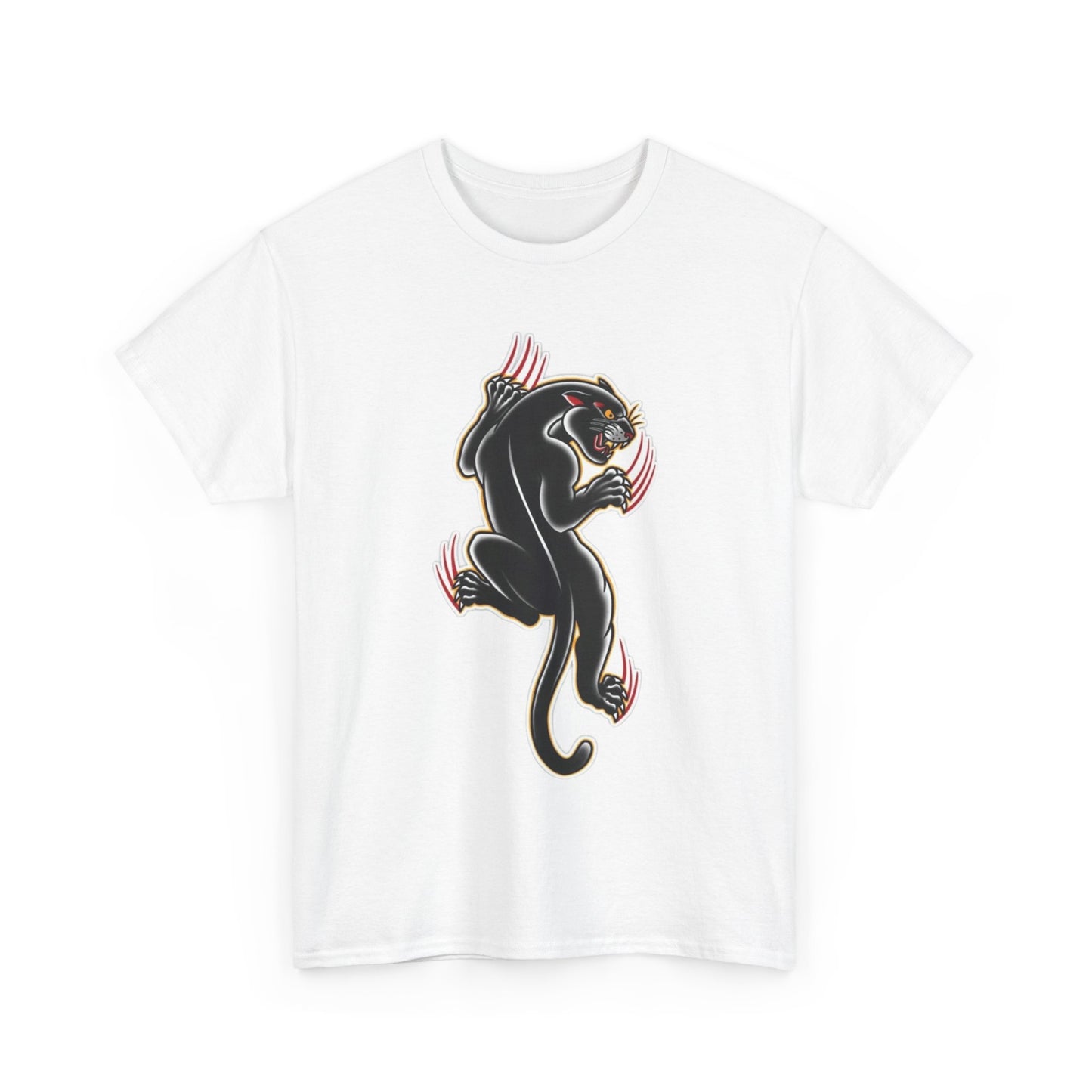 Sailor Jerry T-shirt panther tattoo vintage navy art Unisex Heavy Cotton Tee