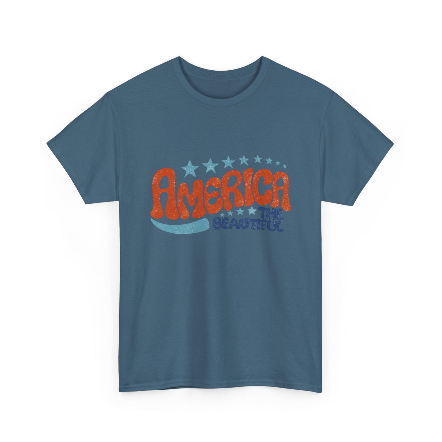 America The Beautiful Graphic T Shirt Adult New Tee