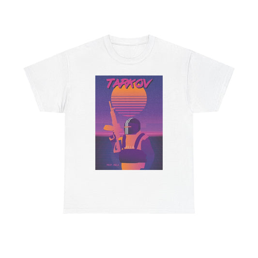 Tarkov Graphic T Shirt Vintage Video Game Poster Unisex Heavy Cotton Tee