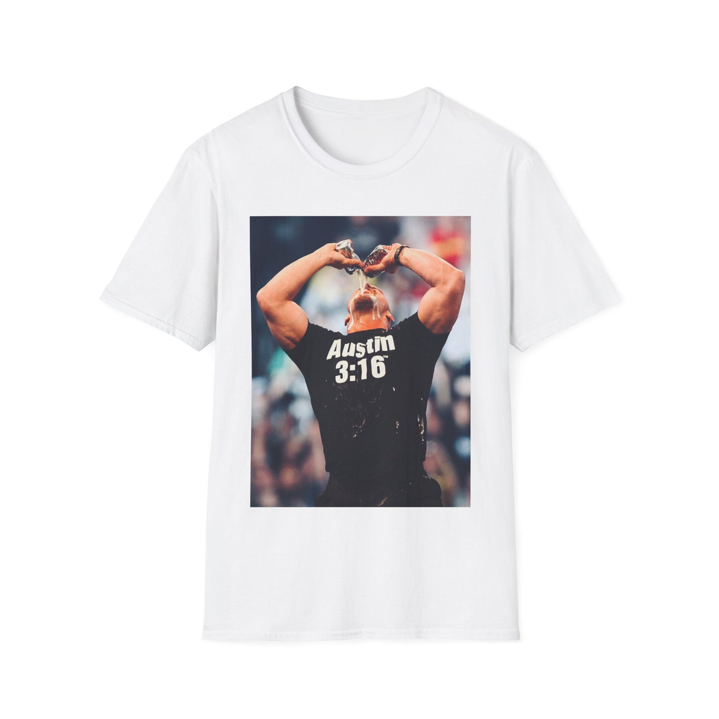 Stone cold T-shirt Steve Austin  vintage wrestling Unisex Softstyle T-Shirt